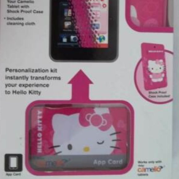 HELLO KITTY 7" Accessory Pack/Personalization Kit for Camelio Tablet-Vivitar-NEW - Picture 2 of 4